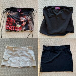 Mini skirt bundle | 4 mini skirts size XS/S